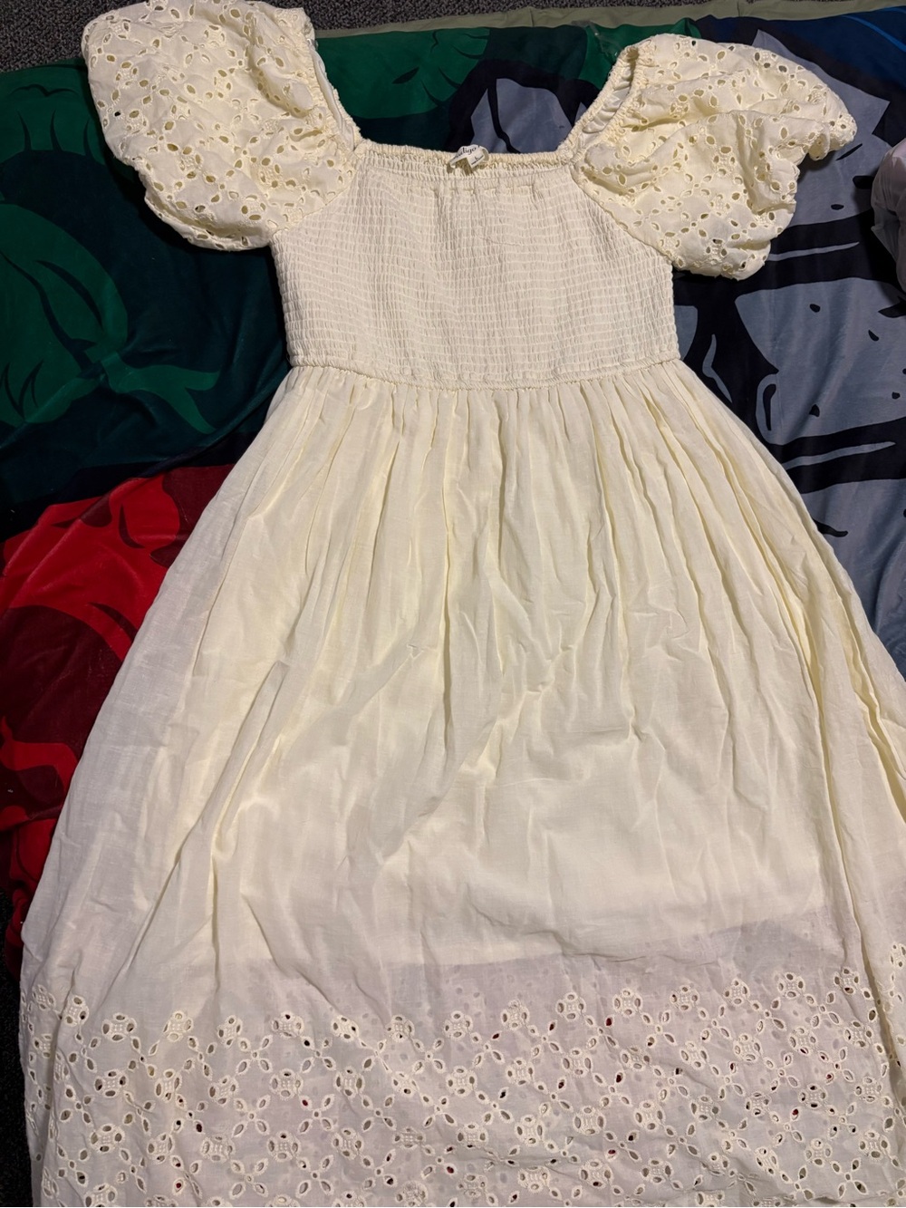 Indigo Rose Butter Yellow Dress